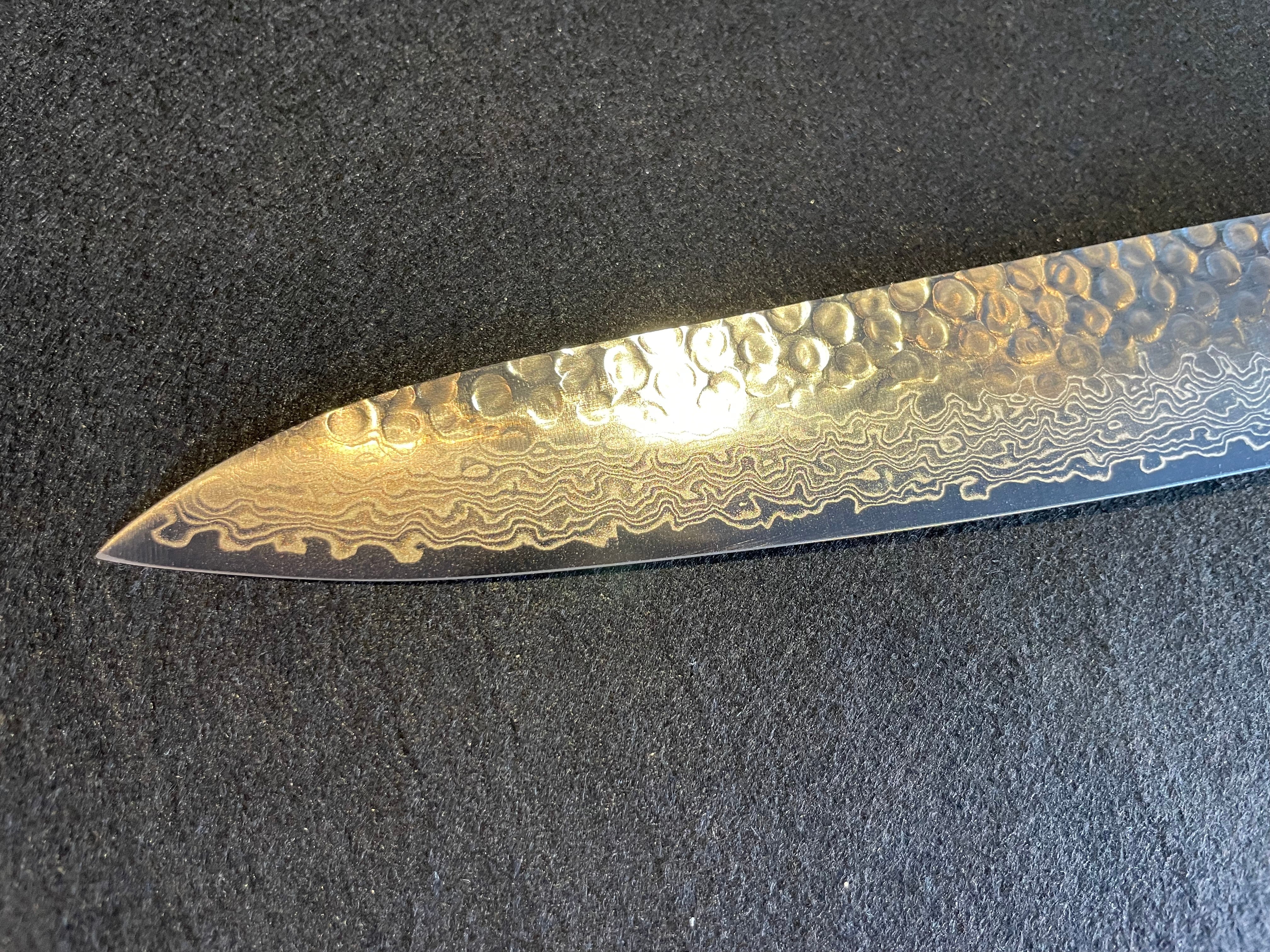 KN0017)10Aダマスカス ローズ八角 牛刀210mm | Blacksmith Japan